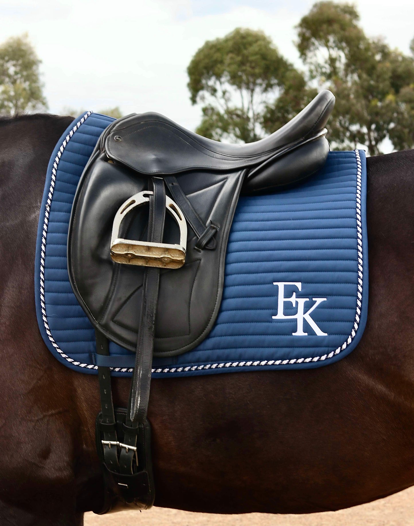 Equikai Dressage Saddle Pad - Navy